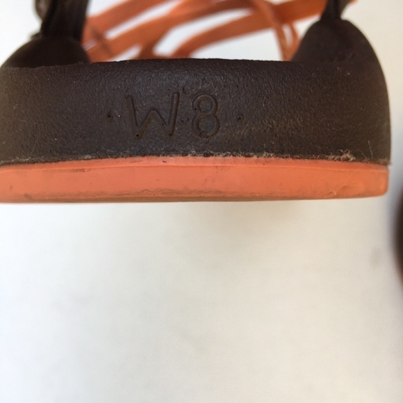 Chaco Sandals Orange Size 8 Hiking Trekking Outdoors Camping - Picture 7 of 7